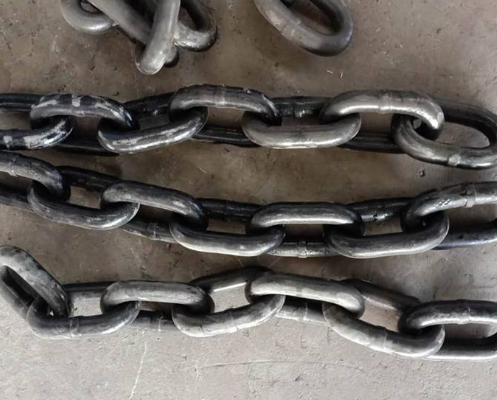 礦用五環鏈鍛造過程 礦用五環鏈鍛造過程